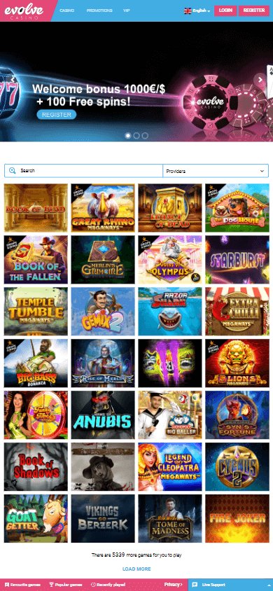 Découvrez l'Exclusivité de l'Evoluement : Casino en Ligne Evolve Casino